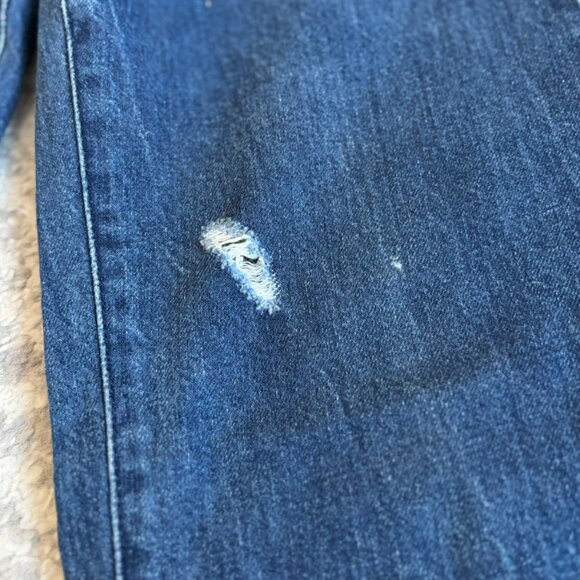 Vintage high waisted frayed hem flare jeans - Picture 7 of 14